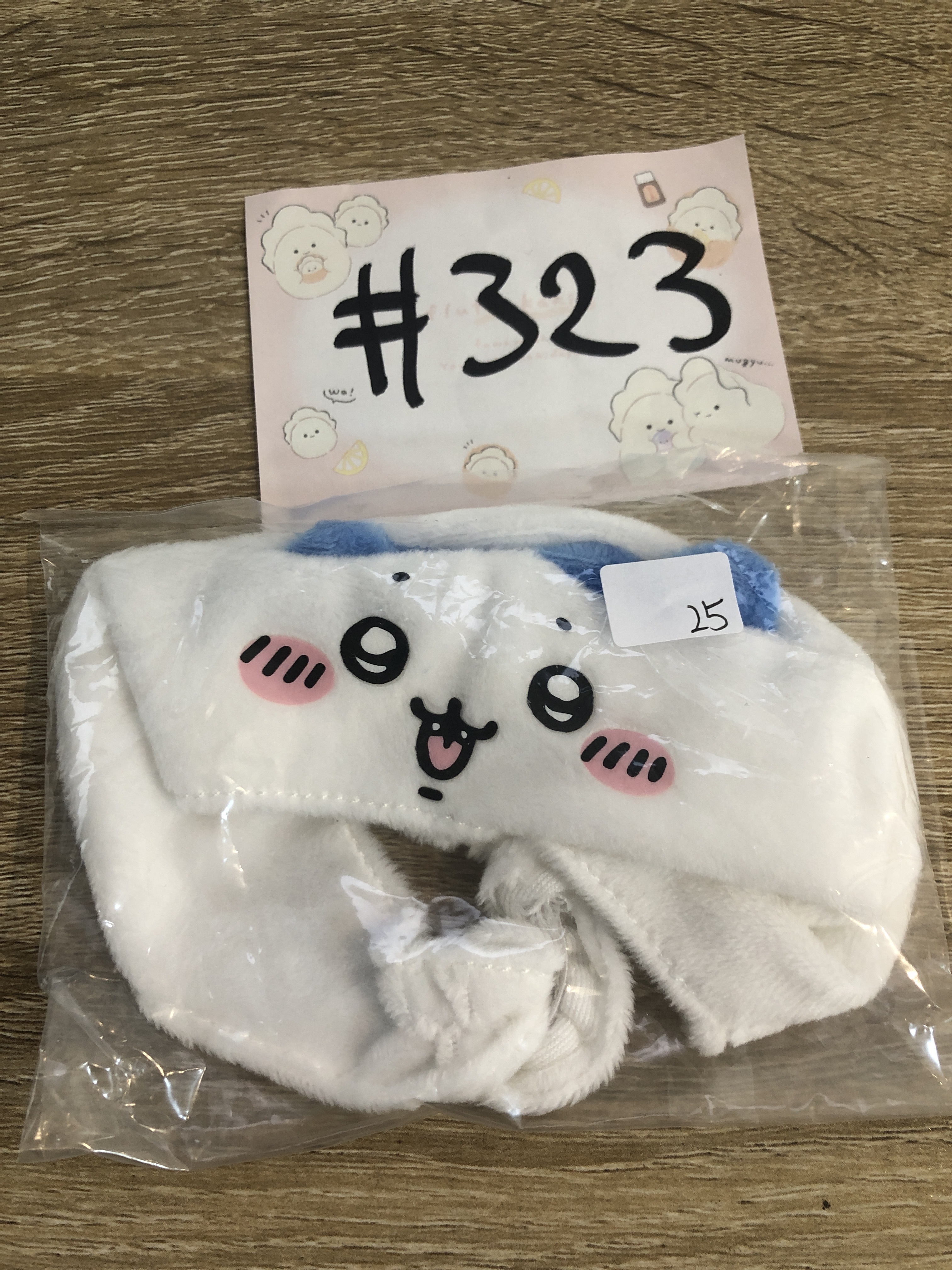 CHIIKAWA  八字貓 寵物頭套#323