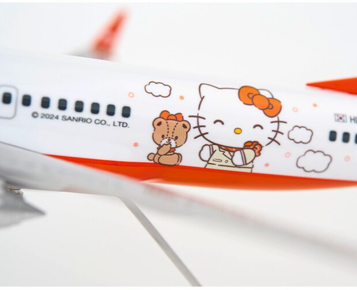 濟州航空歲三麗鷗聯名飛機模型