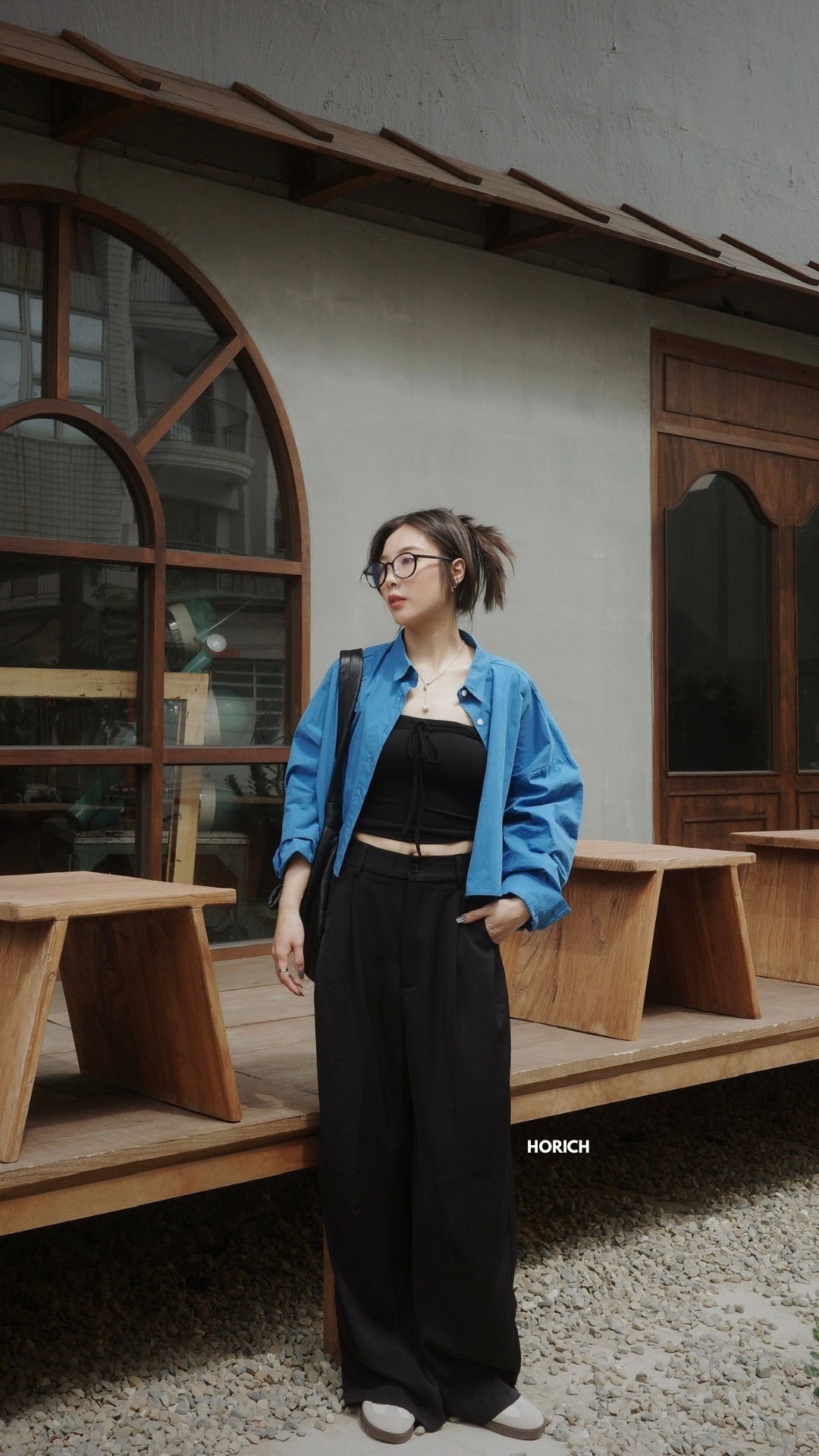 𝗔𝘂𝗴.𝟭𝟯 /HO25831-男女共穿中性 涼感繭型西褲(2色)S-XL 加長版 -黑色