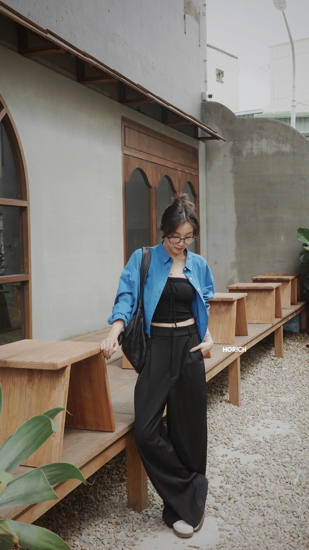 𝗔𝘂𝗴.𝟭𝟯 /HO25831-男女共穿中性 涼感繭型西褲(2色)S-XL 加長版 -黑色