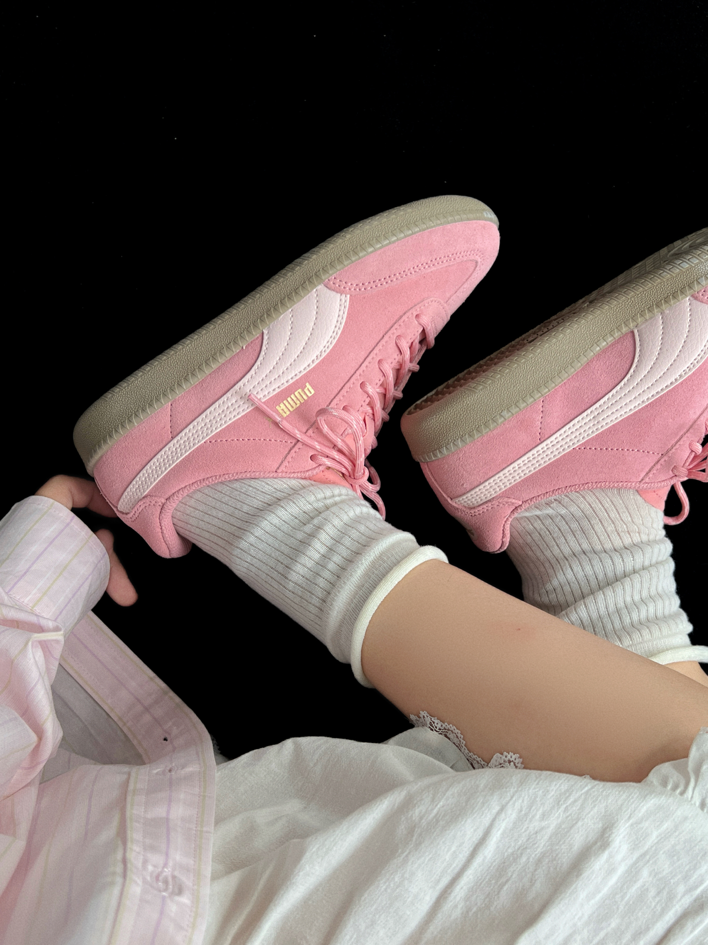 Puma 9-T SUEDE 莓果奶昔 嫩粉色 粉色 焦糖底 女鞋 德訓鞋 406756-02/預購