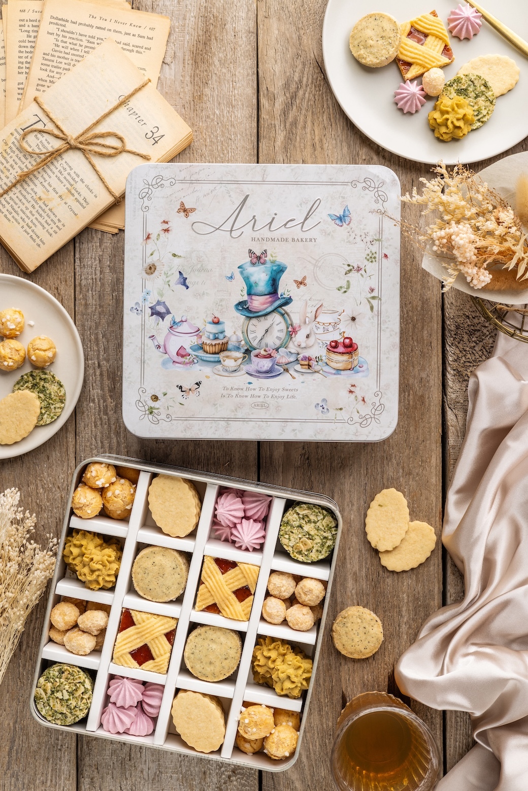 愛莉兒兔子午茶16格餅乾禮盒