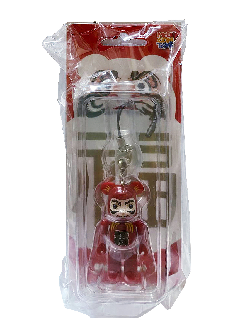 Happy BEARBRICK 紅達磨 70%