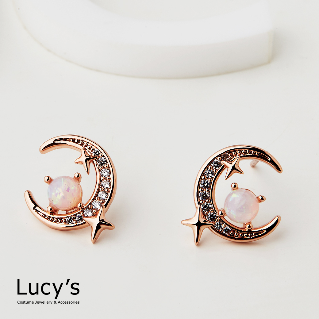 閃耀彎月 耳環 (122803)