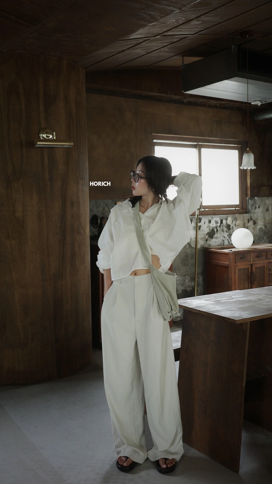 𝗔𝘂𝗴.𝟭𝟯 /HO25831-男女共穿中性 涼感繭型西褲(2色)S-XL 加長版 - 灰杏