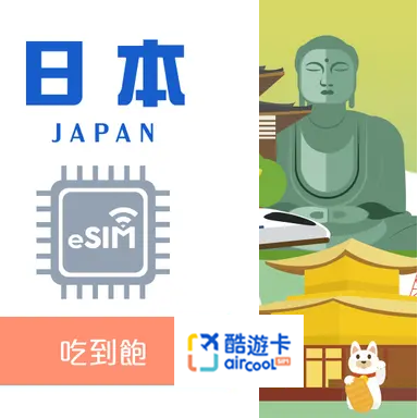 【日本eSIM】吃到飽不降速｜3-12天｜KDDI/Softbank電信