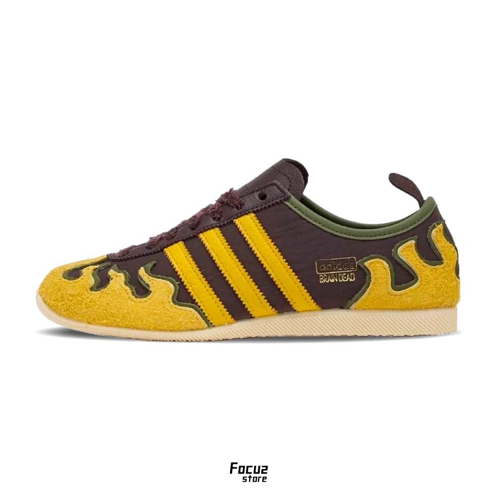 【Focus Store】預購 Brain Dead x Adidas Japan Lo "Brown Hazel Yellow" 火焰 咖黃色 JQ6789