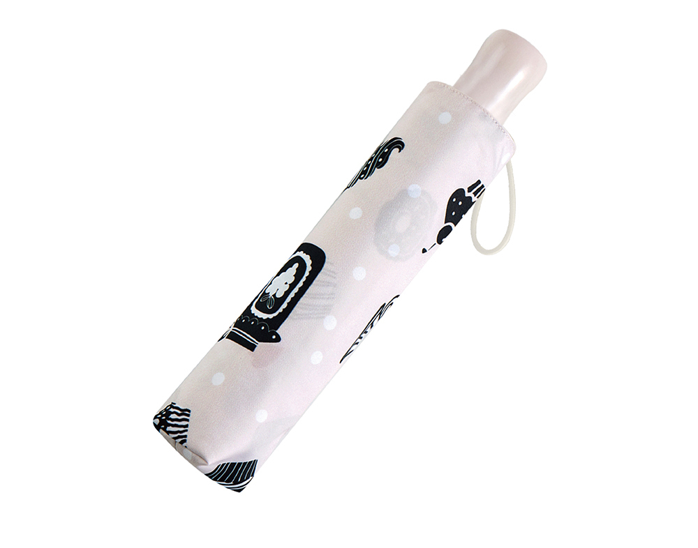 RAINSTORY午茶嘉年華抗UV手開輕細口紅傘