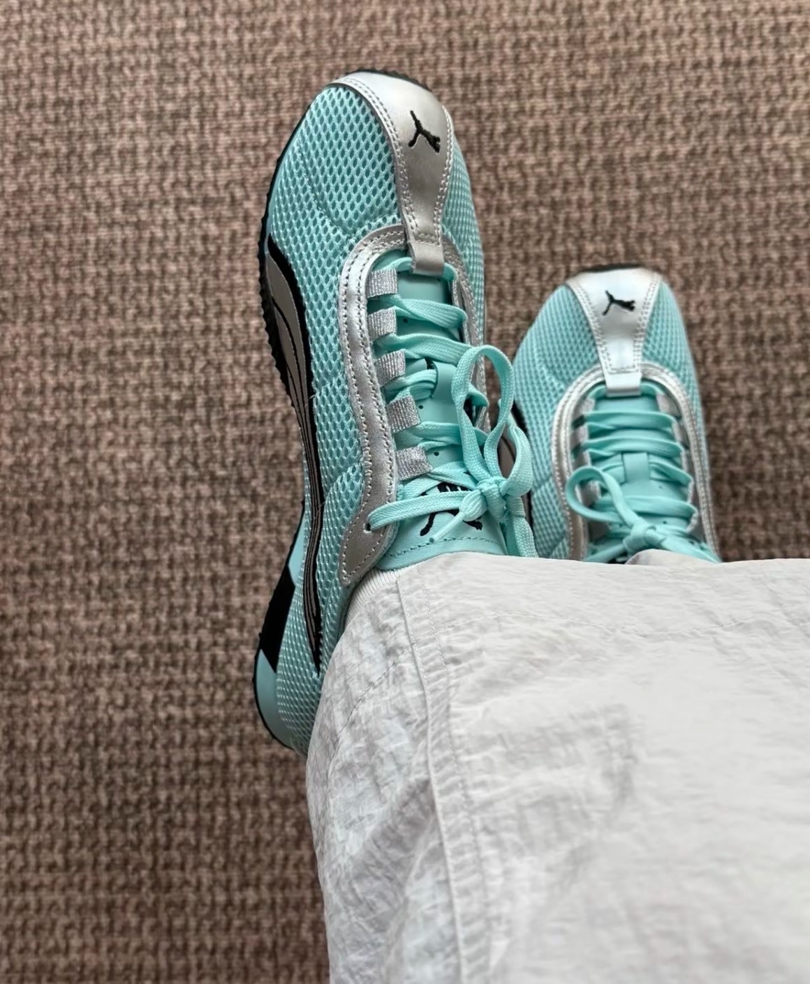 PUMA 彪馬 H-Street OG 藍色 復古慢跑鞋 男款 低筒 百搭休閒運動鞋 耐磨舒適跑步鞋 Aug25