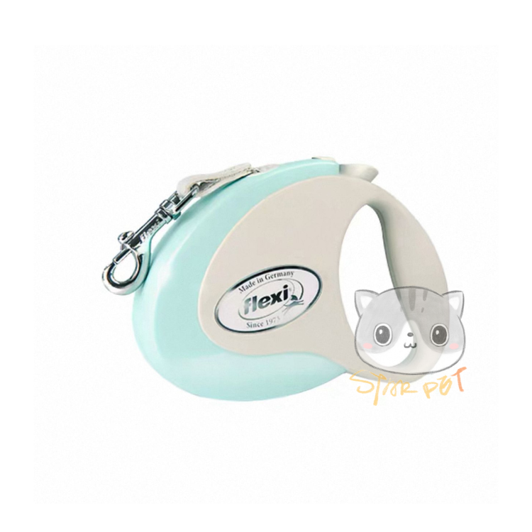 Flexi telescopic tow belt S: 3 m LIGHT BLUE (Suitable for 12kg or below)