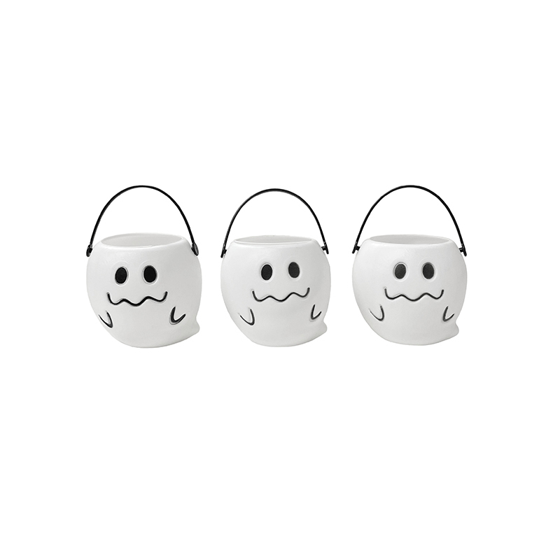 萬聖節提桶玩具/幽靈 3入