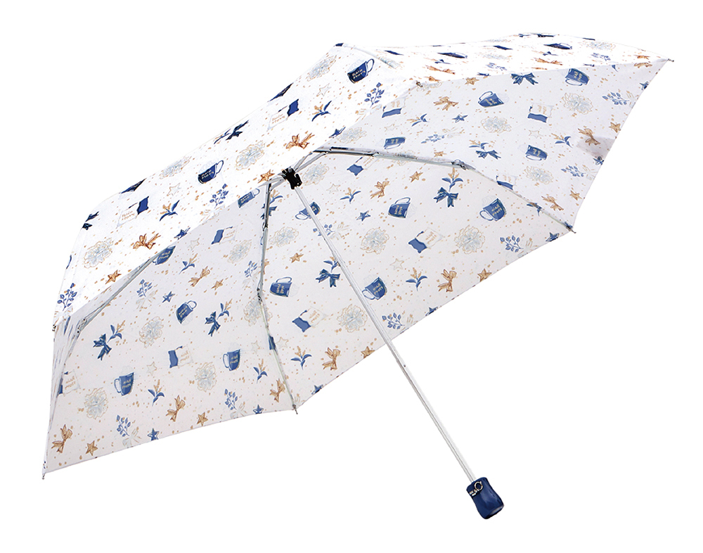 【RAINSTORY】Starry Life抗UV手開輕細口紅傘(白)