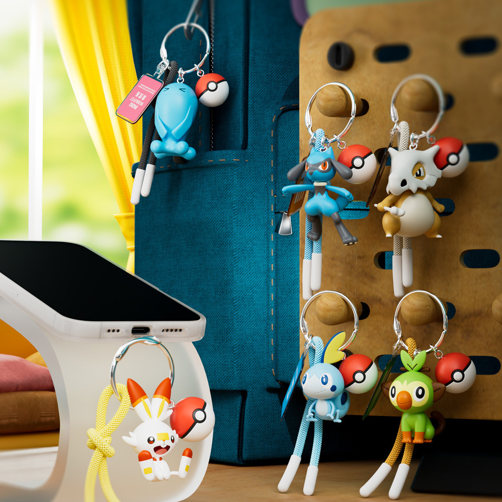 寶可夢可愛爆擊鑰匙掛飾