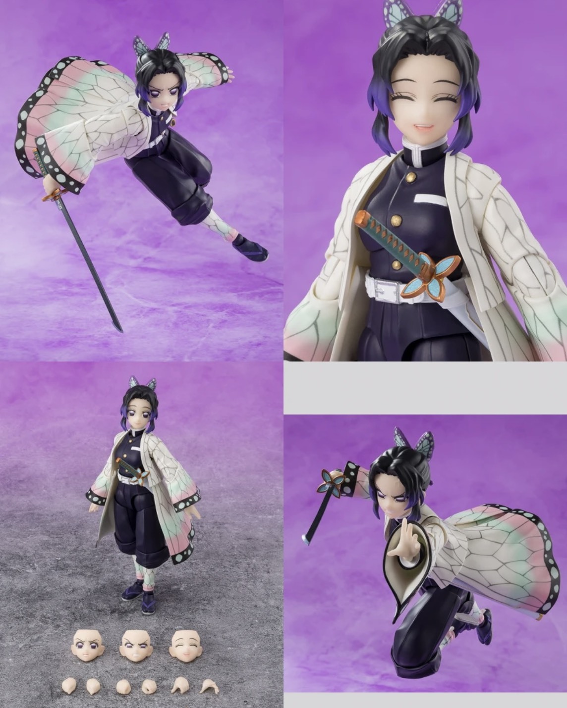 <現貨>S.H.Figuarts『《鬼滅之刃》蟲蛀 蝴蝶忍 』可動人偶