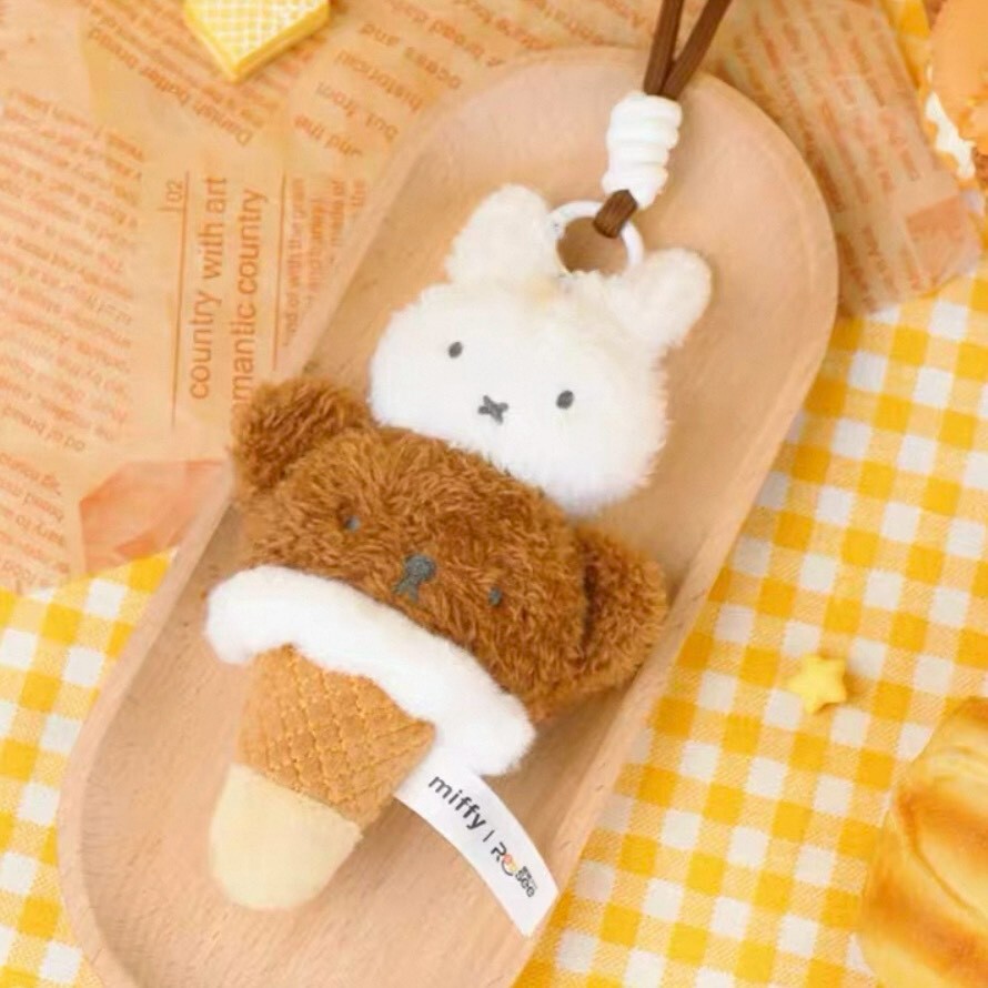 MIFFY 米菲 食物工坊系列 毛絨吊飾盲盒
