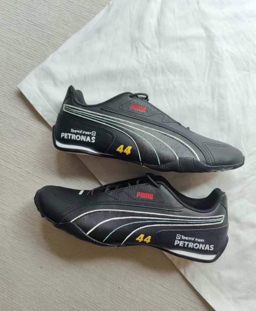 PUMA 彪馬 暗夜疾馳 低筒 跑步鞋 男款 黑色 舒適減震防滑 耐磨百搭運動鞋 Aug25