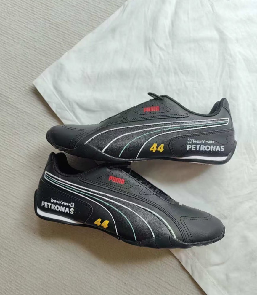 PUMA 彪馬 暗夜疾馳 低筒 跑步鞋 男款 黑色 舒適減震防滑 耐磨百搭運動鞋 Aug25