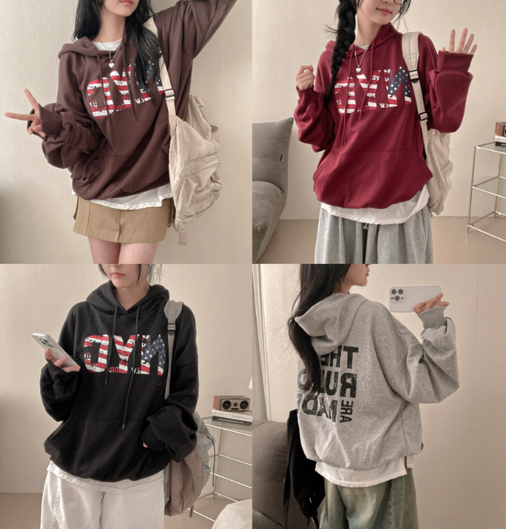 早秋預訂｜NYC BACK PRINTING HOODIE