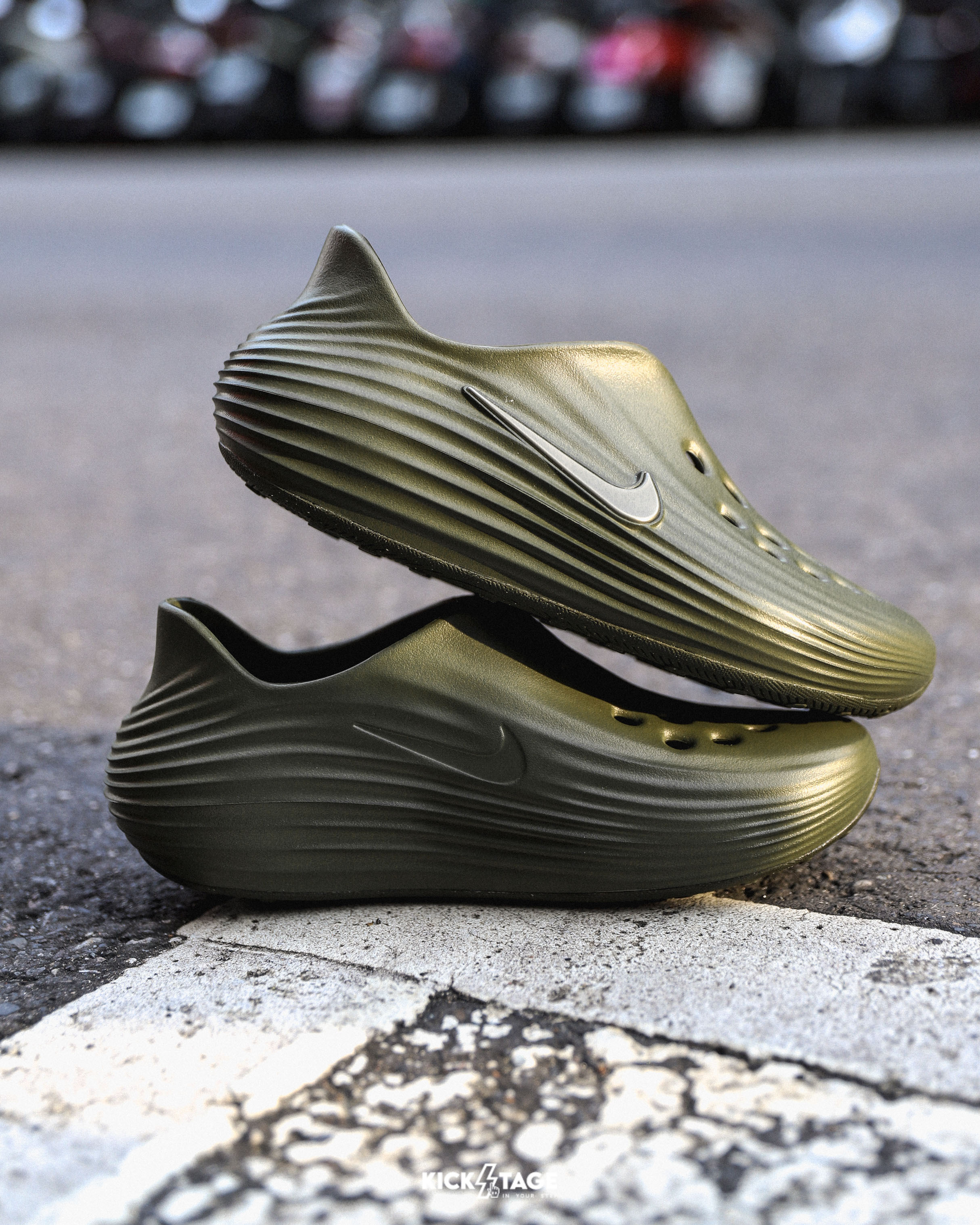 <特價不退換> 男鞋 NIKE REACTX REJUVEN8 'Medium Olive' 橄欖綠 泡棉 休閒 防水 涼鞋 拖鞋 恢復鞋【HV5060-201】