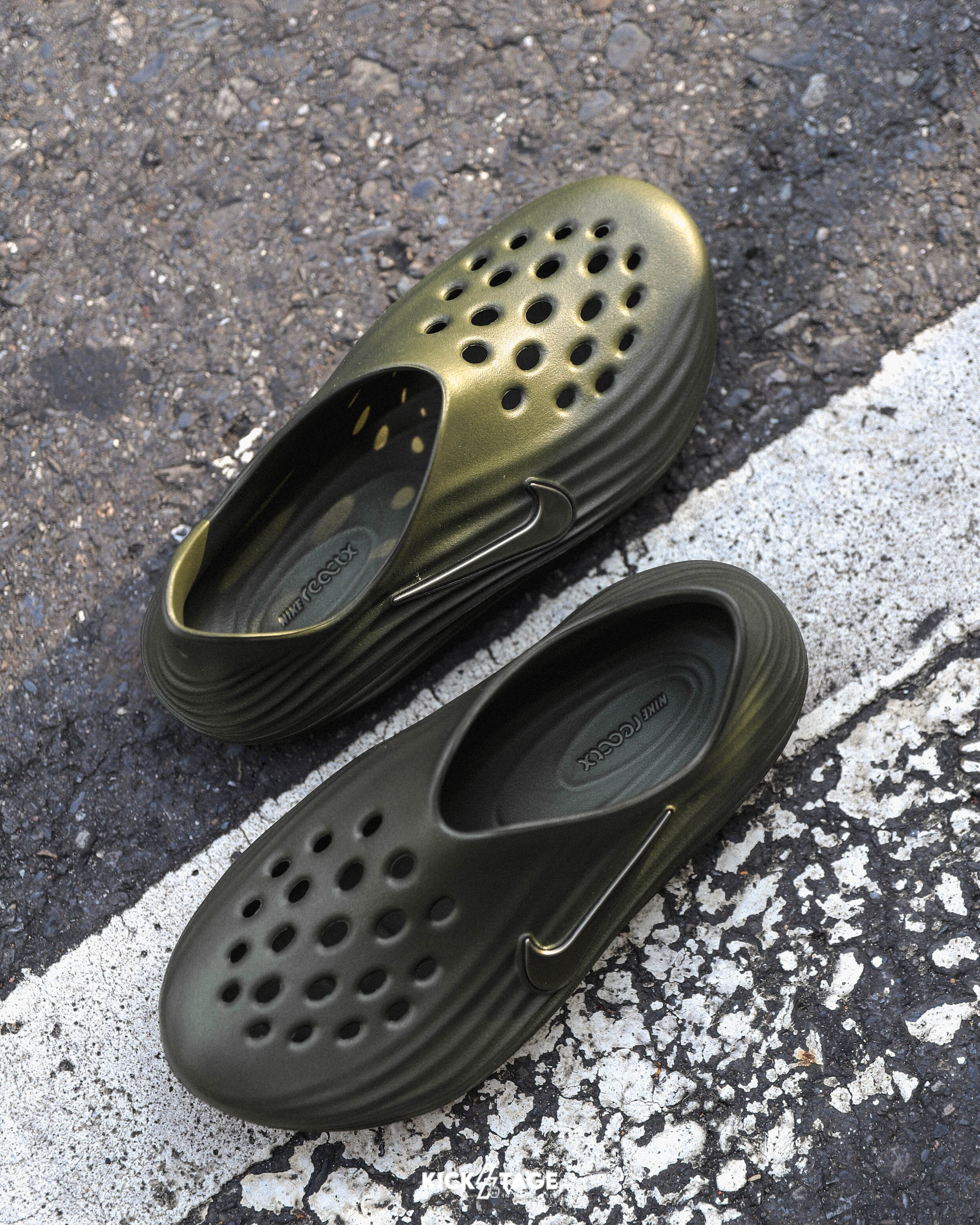 <特價不退換> 男鞋 NIKE REACTX REJUVEN8 'Medium Olive' 橄欖綠 泡棉 休閒 防水 涼鞋 拖鞋 恢復鞋【HV5060-201】