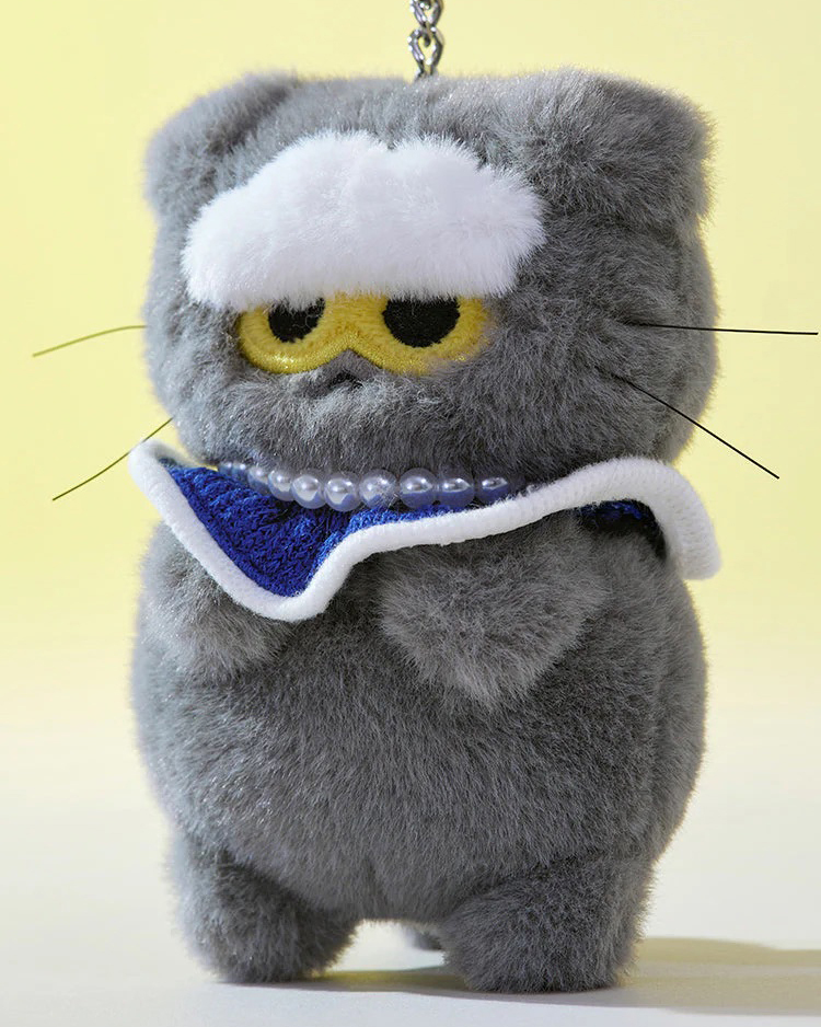 G-DRAGON ZO&FRIENDS ZOA PLUSH KEYRING GD愛貓鑰匙圈