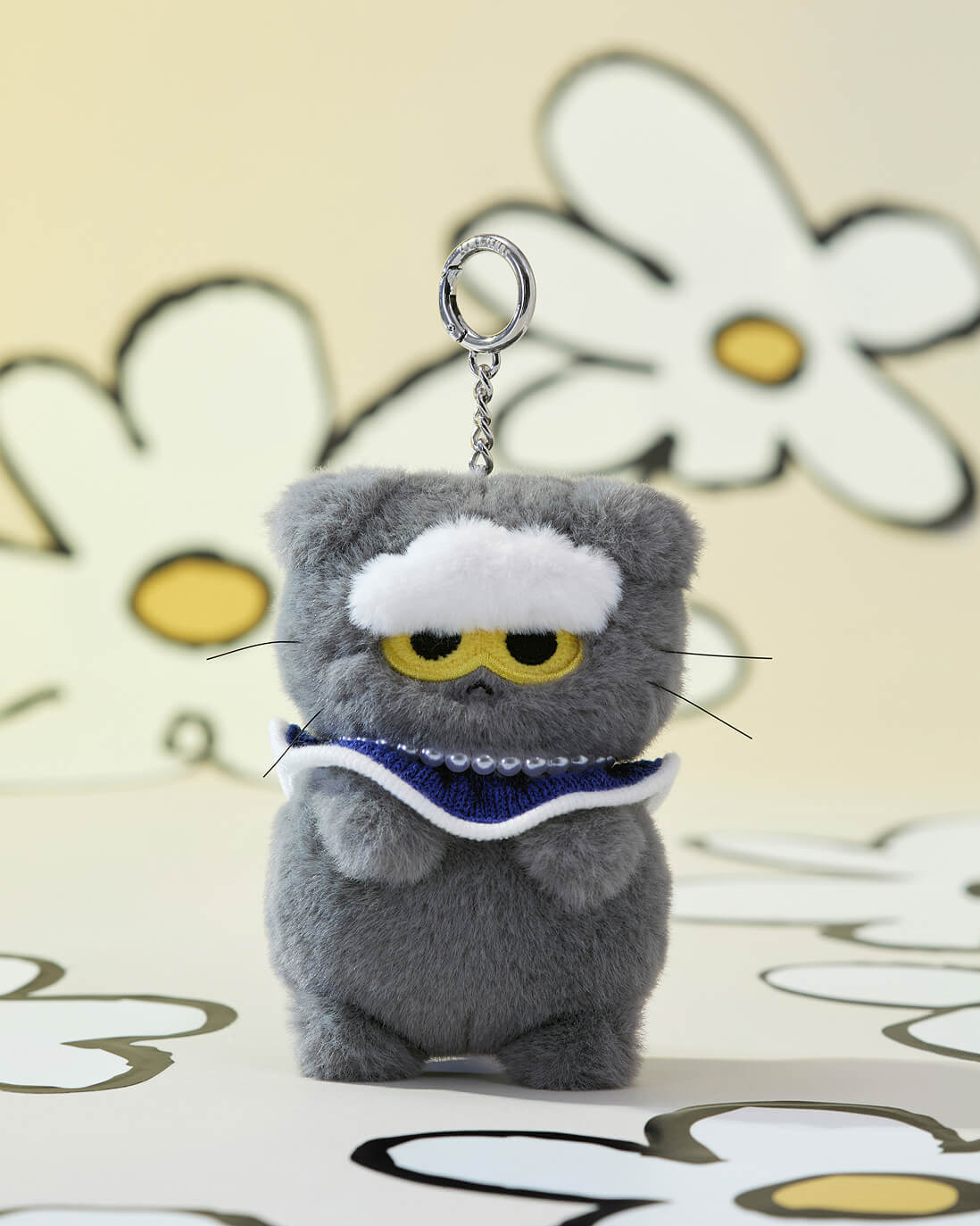 G-DRAGON ZO&FRIENDS ZOA PLUSH KEYRING GD愛貓鑰匙圈