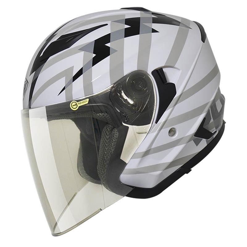 THH T560N-THOR索爾 白/黑淺灰 3/4帽款