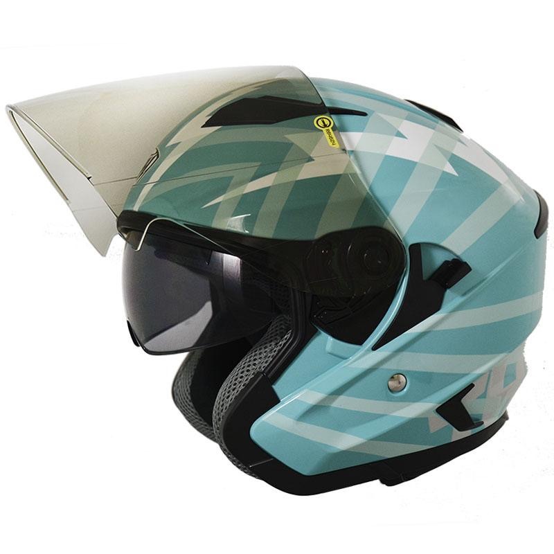 THH T560N-THOR索爾 綠/白綠灰 3/4帽款