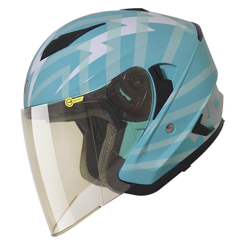 THH T560N-THOR索爾 綠/白綠灰 3/4帽款