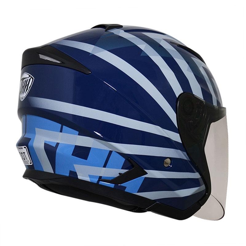 THH T560N-THOR索爾 藍/金屬藍 3/4帽款