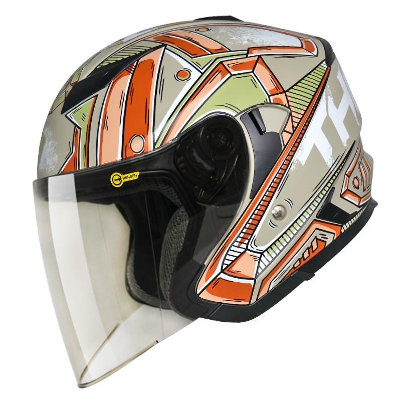 THH T560N-裝甲ARMOR 平光沙色/玫粉 3/4帽款