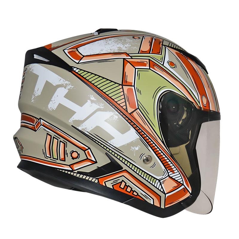 THH T560N-裝甲ARMOR 平光沙色/玫粉 3/4帽款