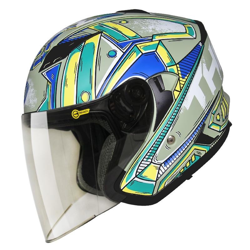 THH T560N-裝甲ARMOR 平光牛油果綠/碧綠 3/4帽款