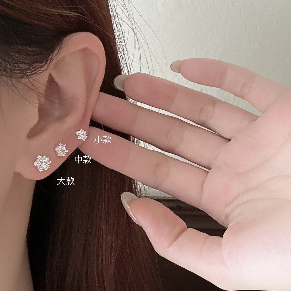 L25星型滿鑽純銀鎖針