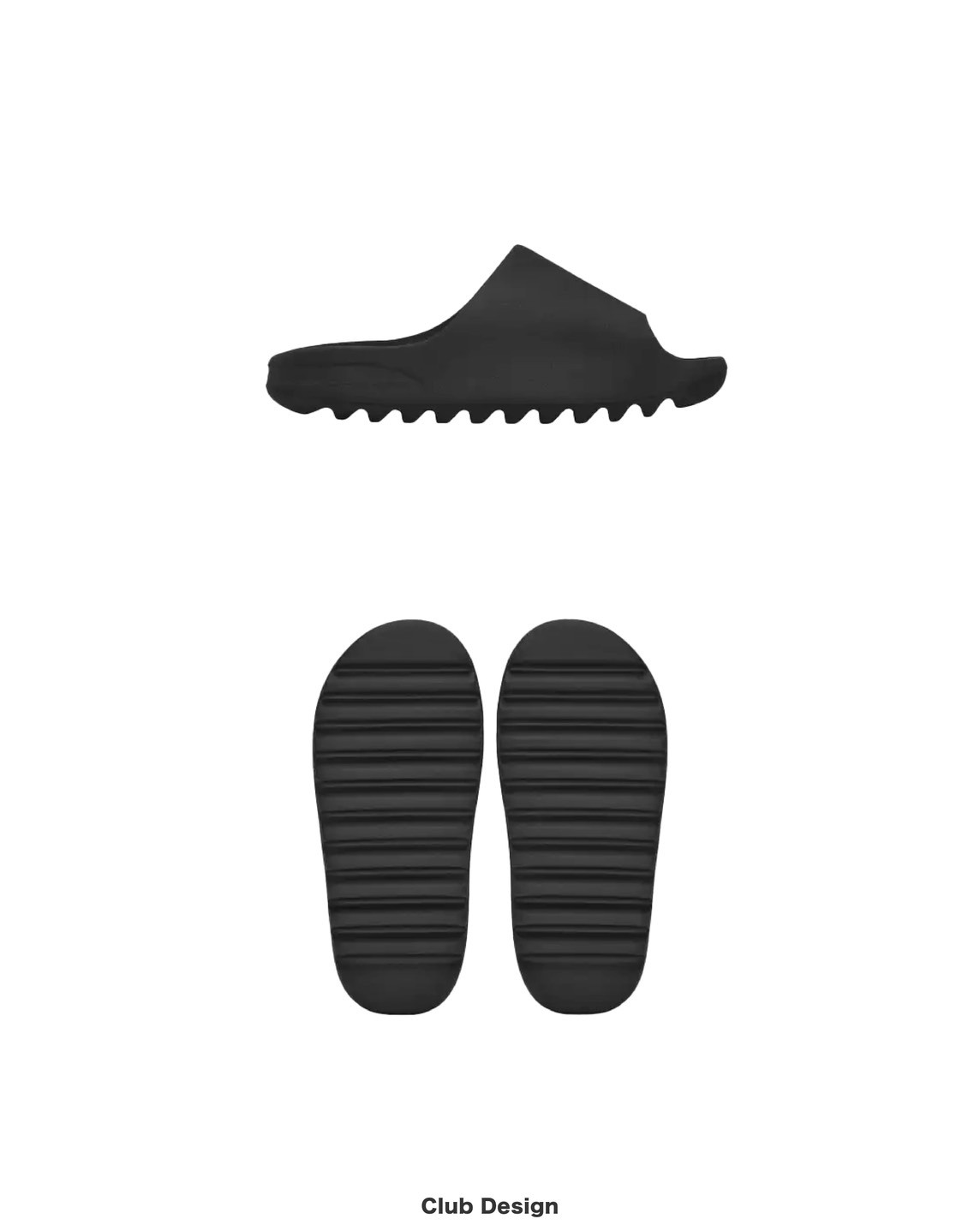 -(C4c)- YZY YEEZY SLIDE YS-01 拖鞋 全黑