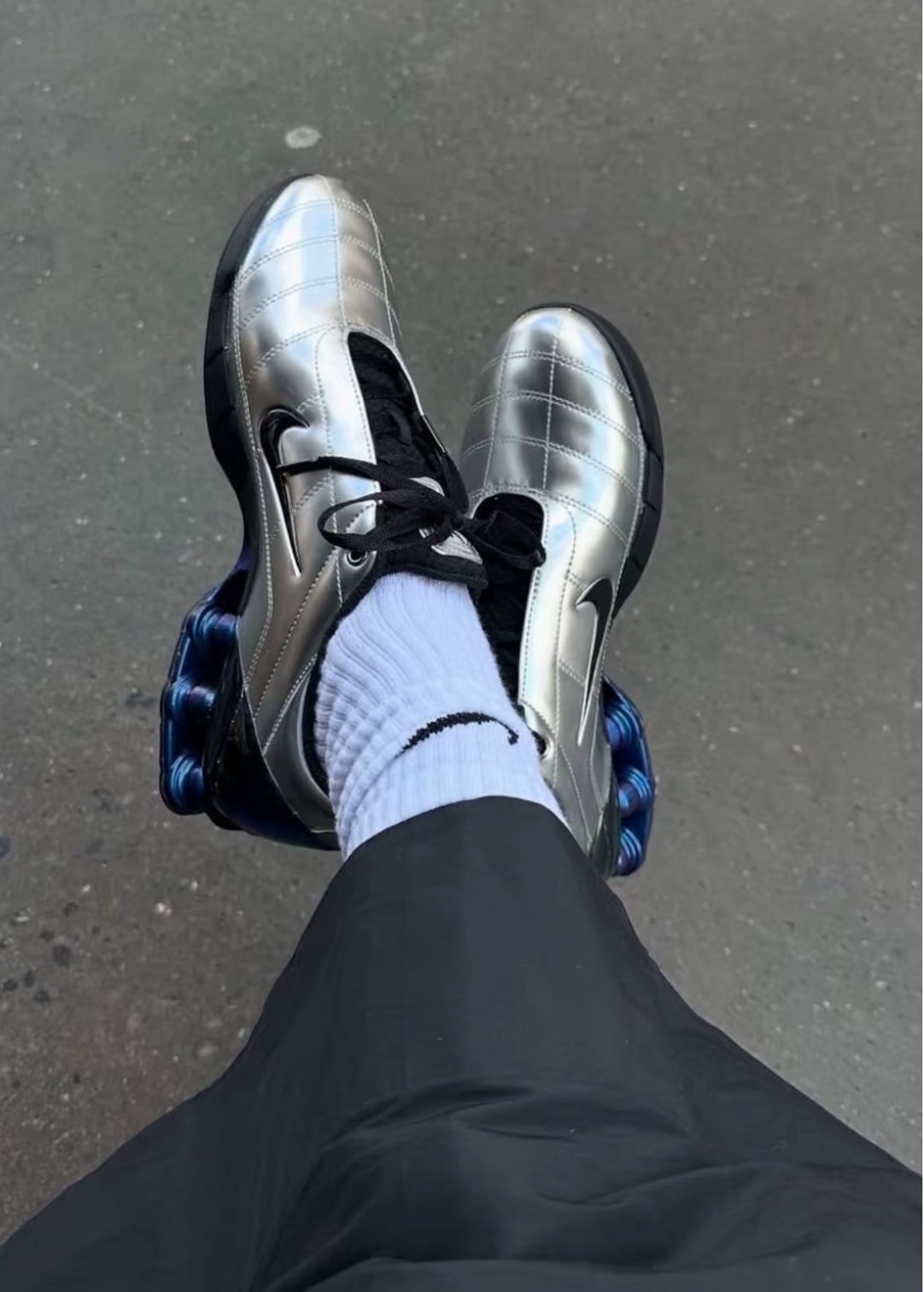 Nike Total 90 Shox Secutor Magia 銀色 女款 經典百搭 舒適耐磨 足球鞋✨Aug25