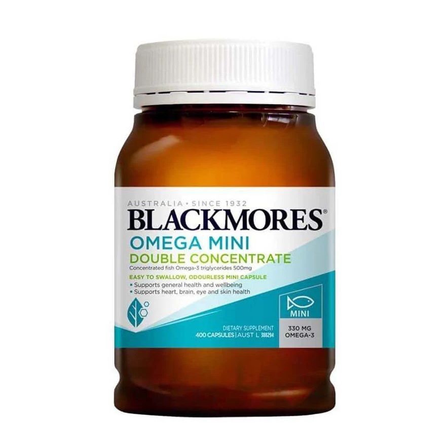 BLACKMORES - 高濃度無腥味魚油迷你膠囊 400粒 (平行進口)