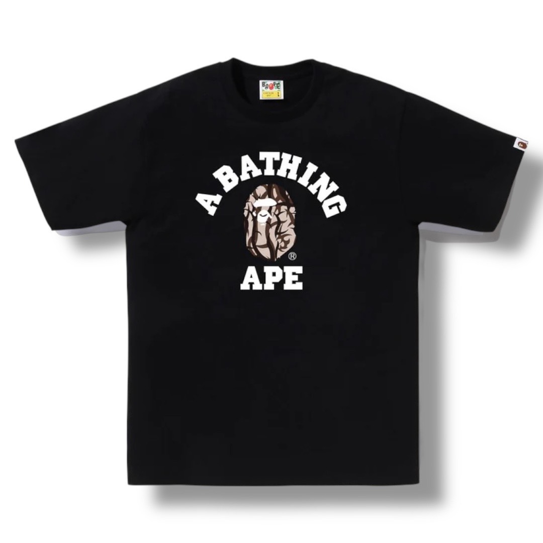 BAPE Trial Camo College Tee 荊棘 小猿人頭 短袖