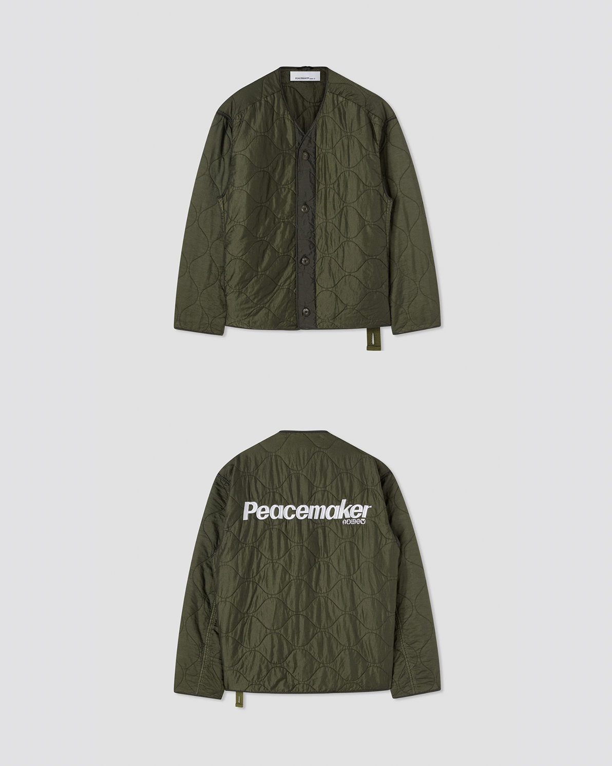 [Instock] PEACEMAKER Combat Liner Jacket| Forest Night