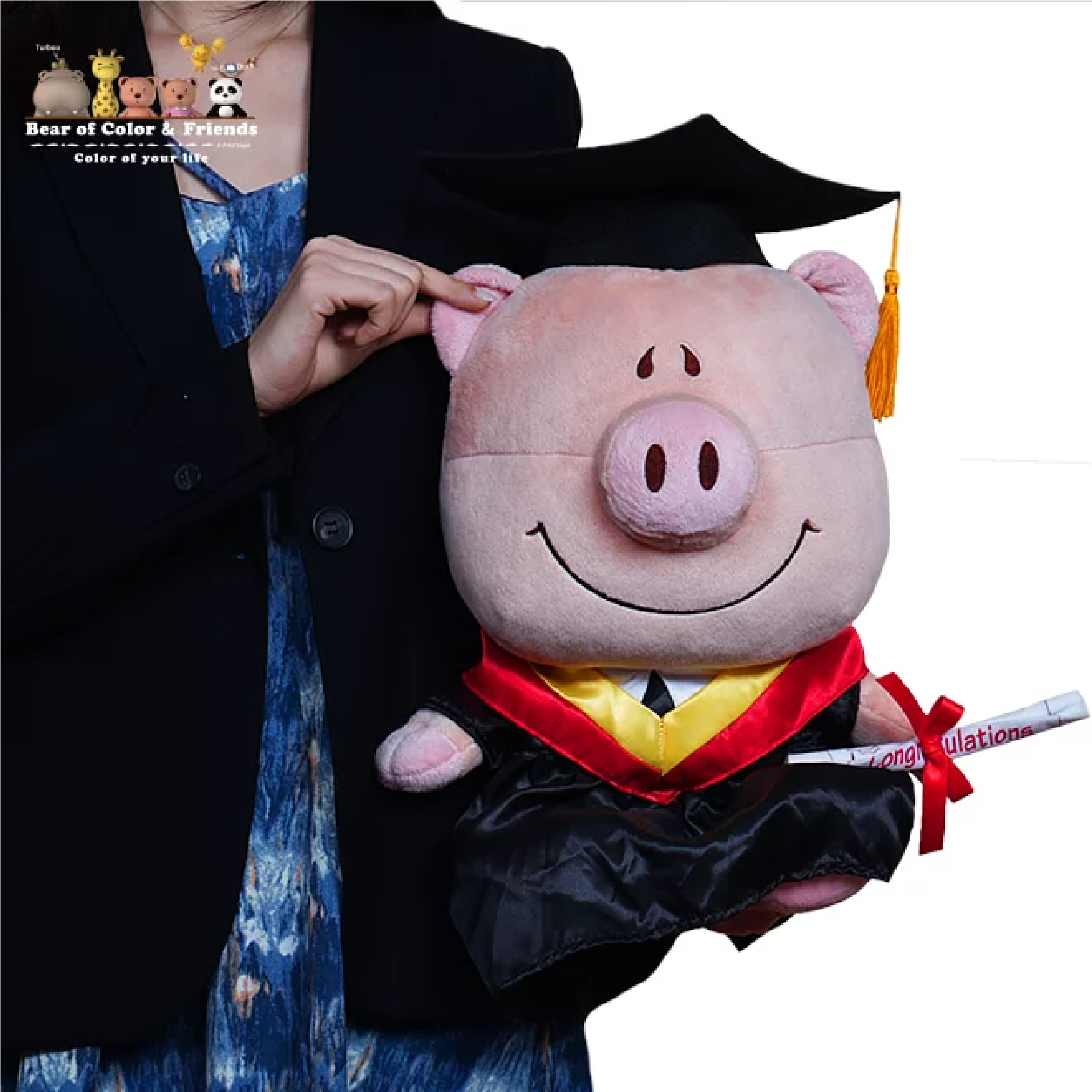 P.C 13.5吋畢業豬仔