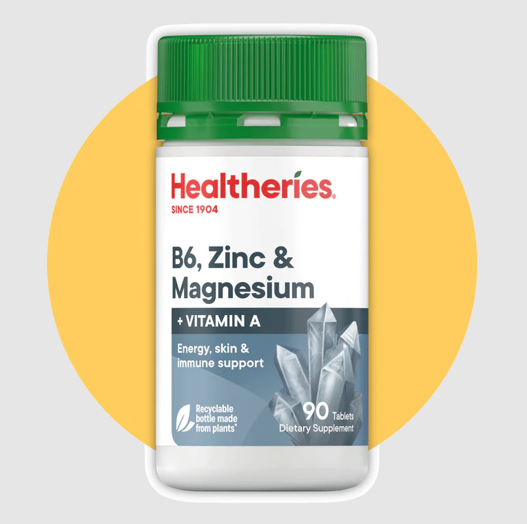 【直播】Healtheries LL081229 B6，鋅，鎂，維他命A (90粒裝)(買一送一)