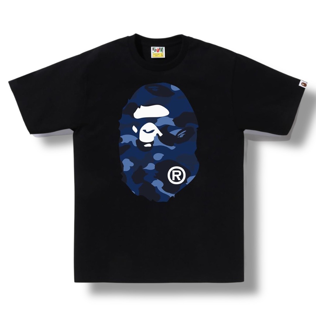 BAPE 迷彩猿人頭 短袖