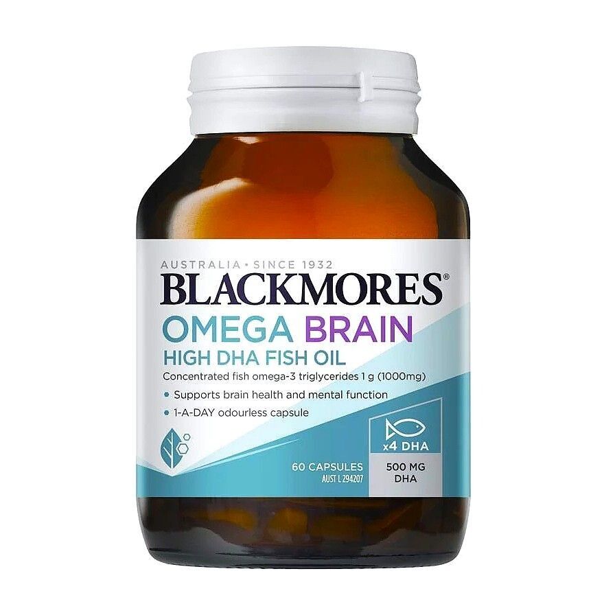 BLACKMORES - 高濃度深海魚油健腦配方 60粒 (平行進口)