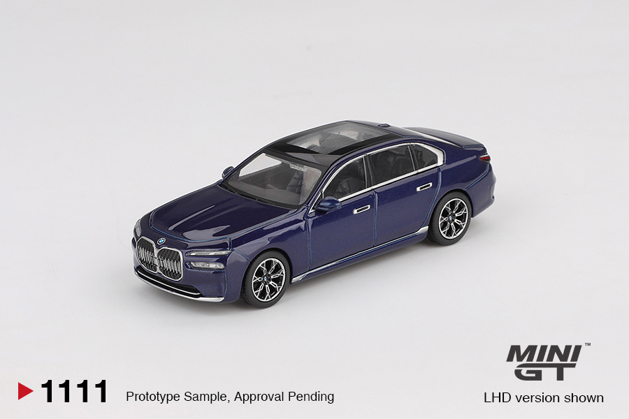 【預訂】Mini GT 1111 BMW i7 xDrive60 Tanzanite Blue Metallic