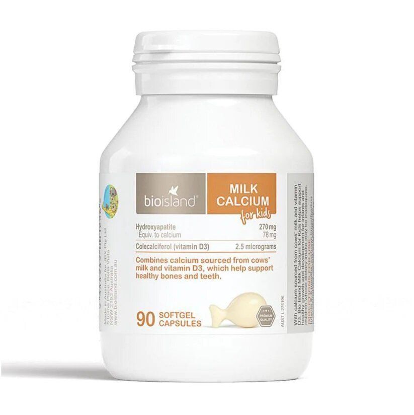 Bio Island - 嬰兒兒童乳鈣 90粒（平行進口）