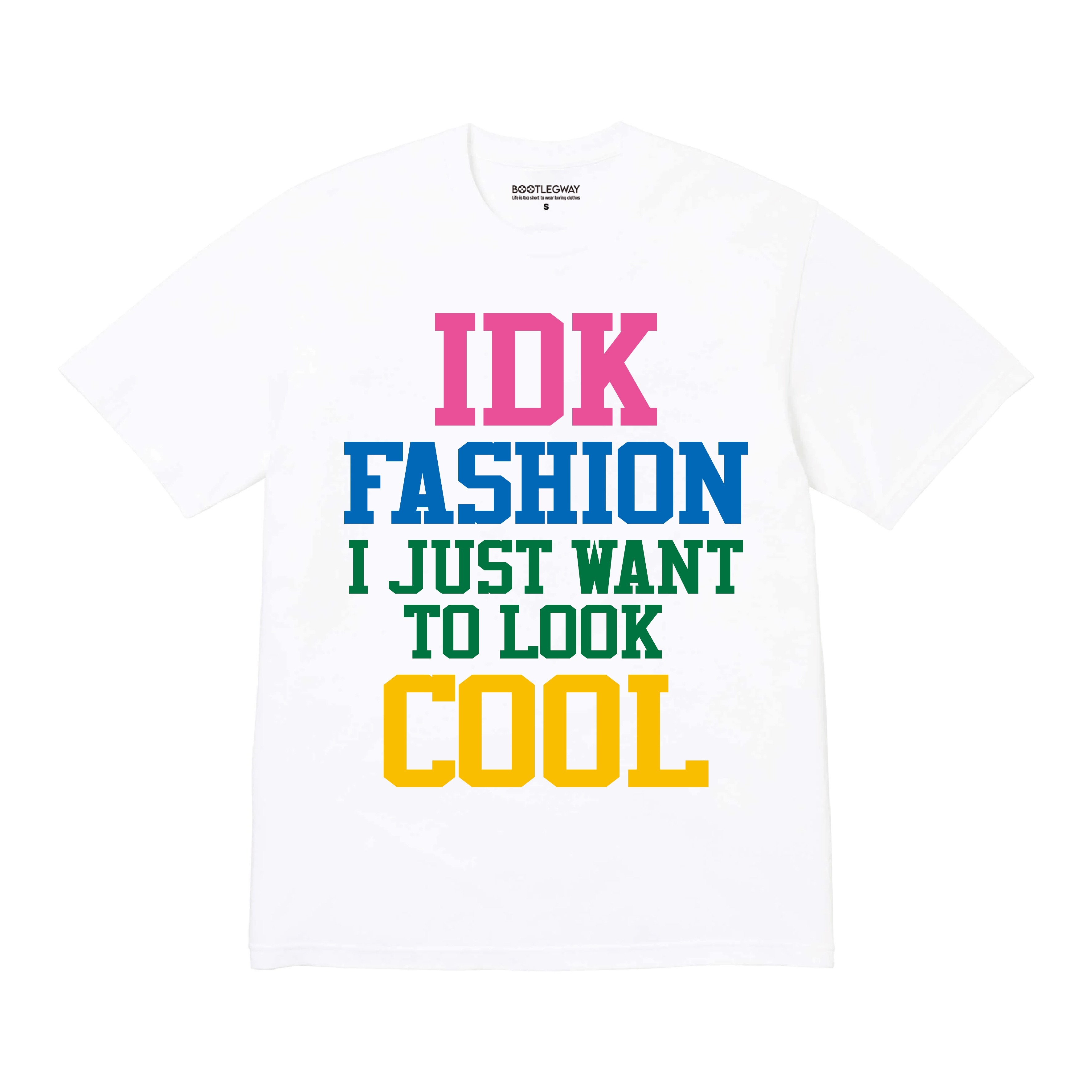 Bootlegway｜" FASHION " Tee (White)