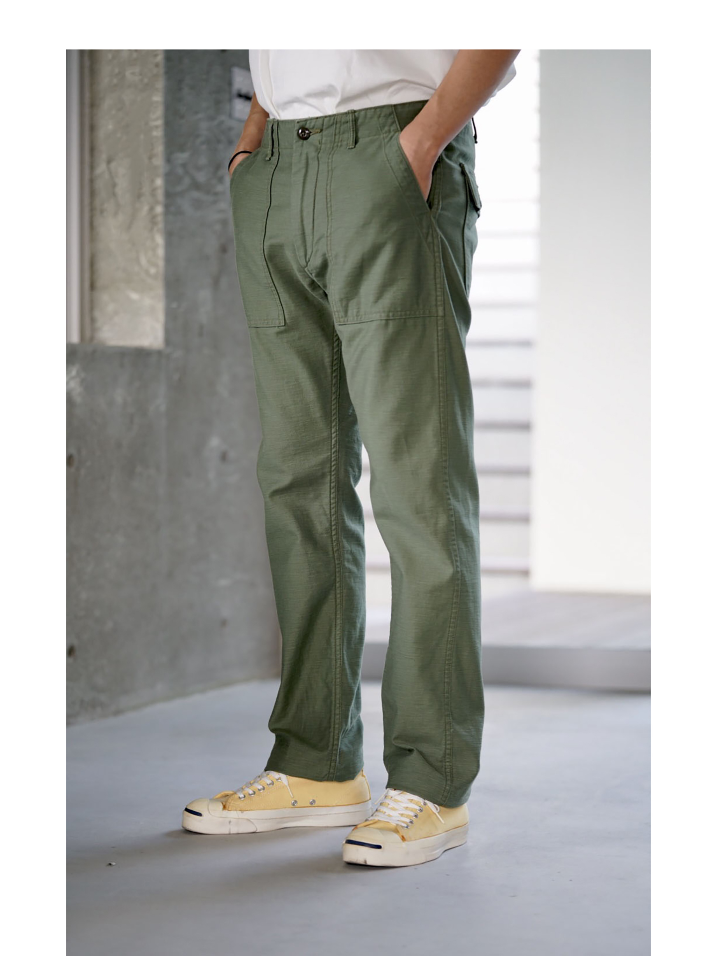 完売orslow Fatigue Pants Fort Exclusive ORSLOW / オアスロウ】Vintage Fit Fatigue Pants “Dark Olive