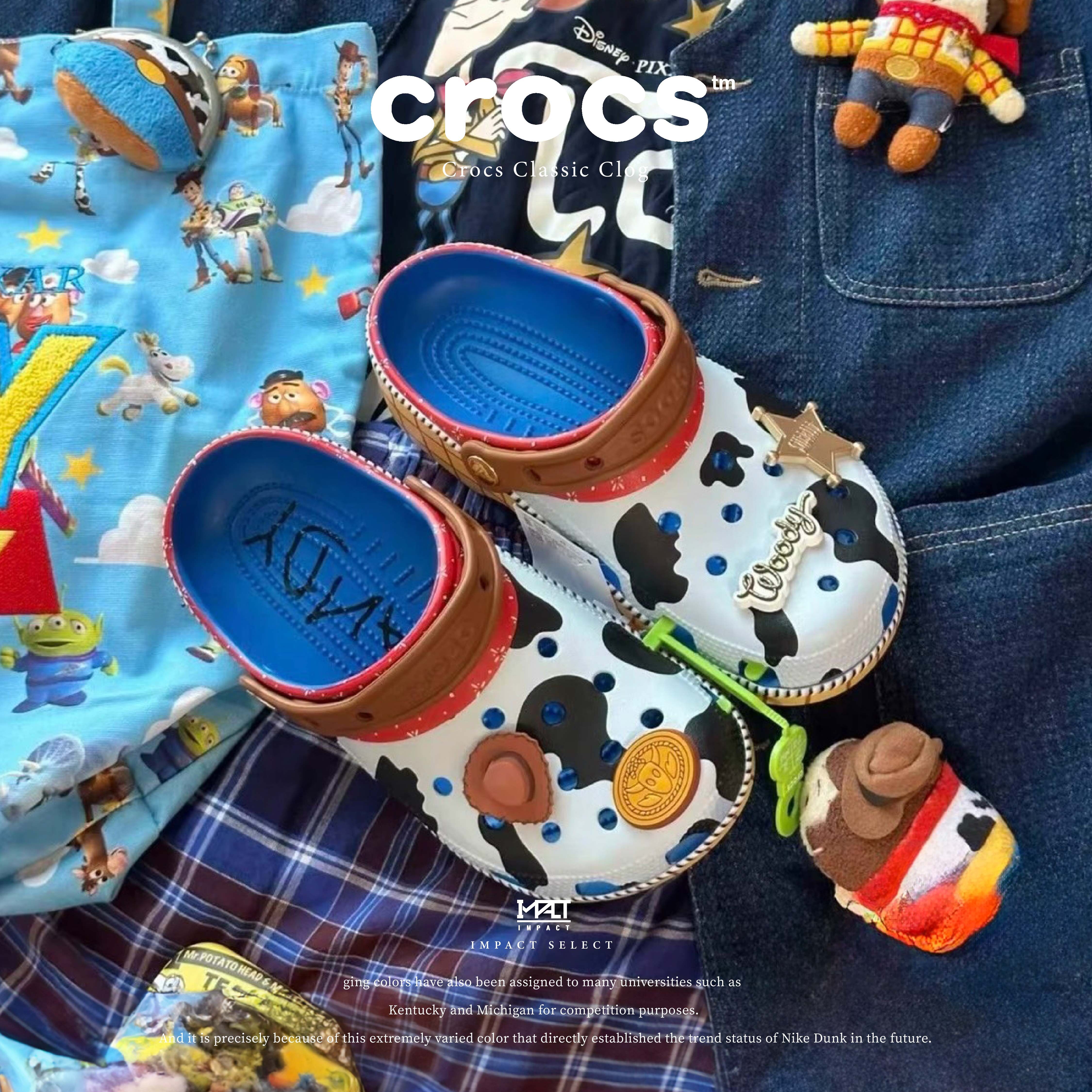 Toy Story x Crocs Classic clog 玩具總動員 胡迪 209446-4GX