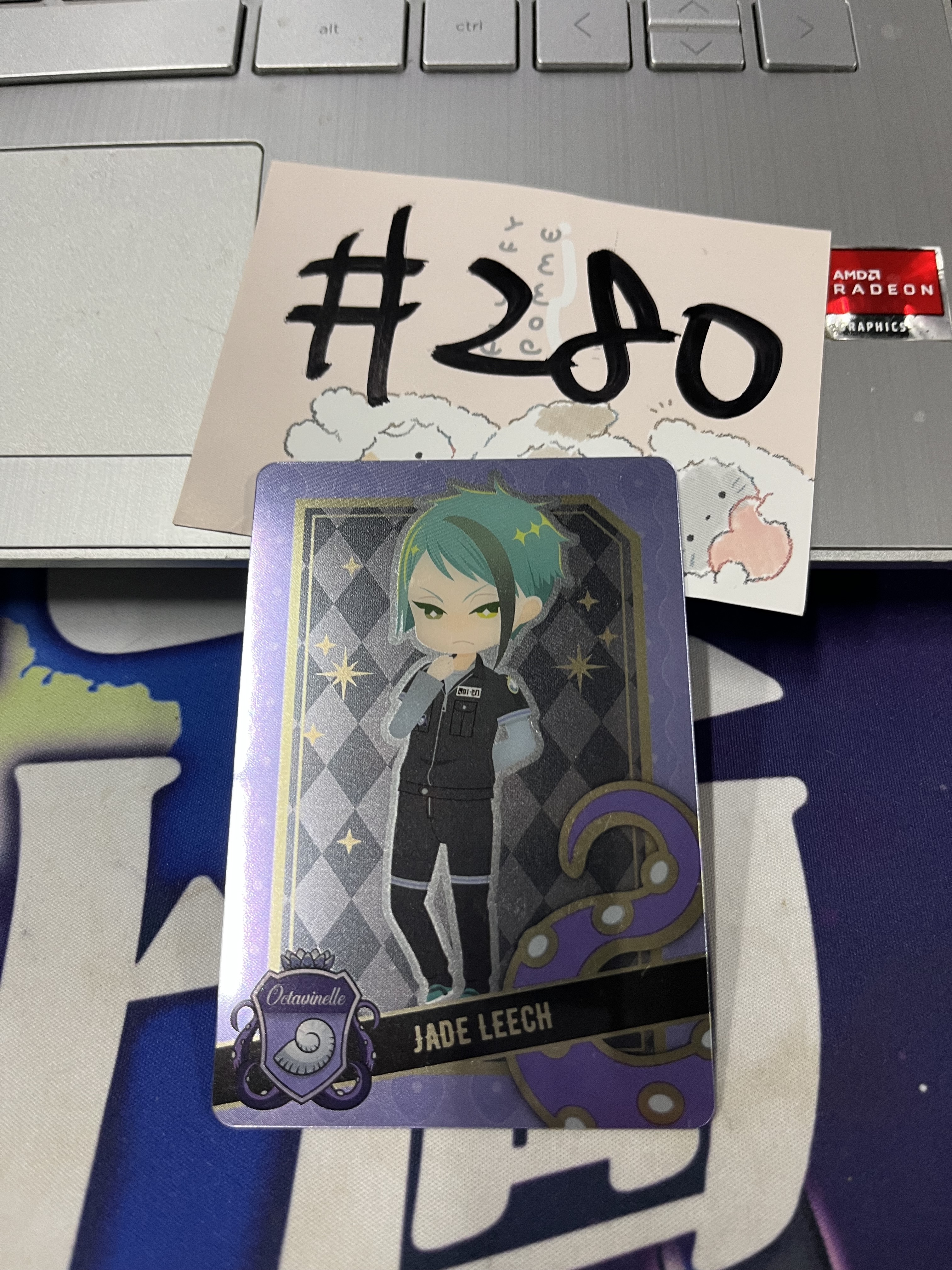 TWST JADE 小卡 (Q版校服/運動服) #280