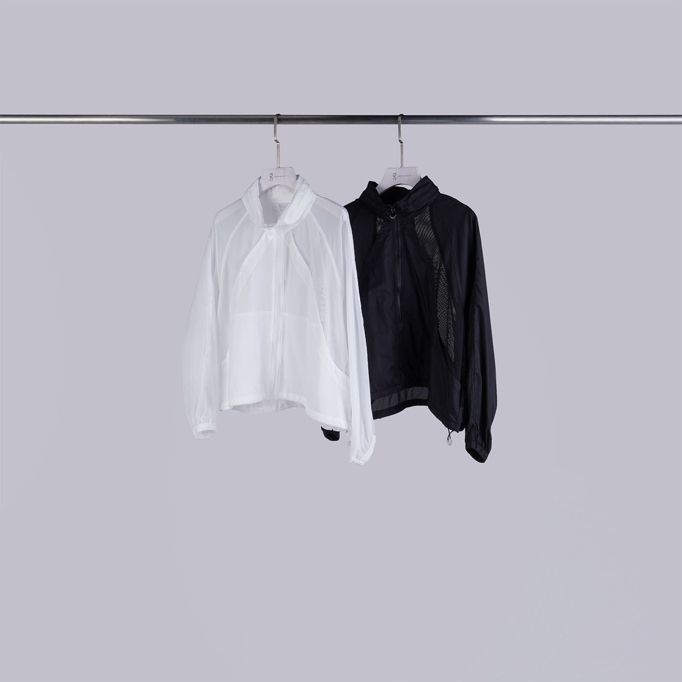 設計感拼接連帽防曬外套 | 2色